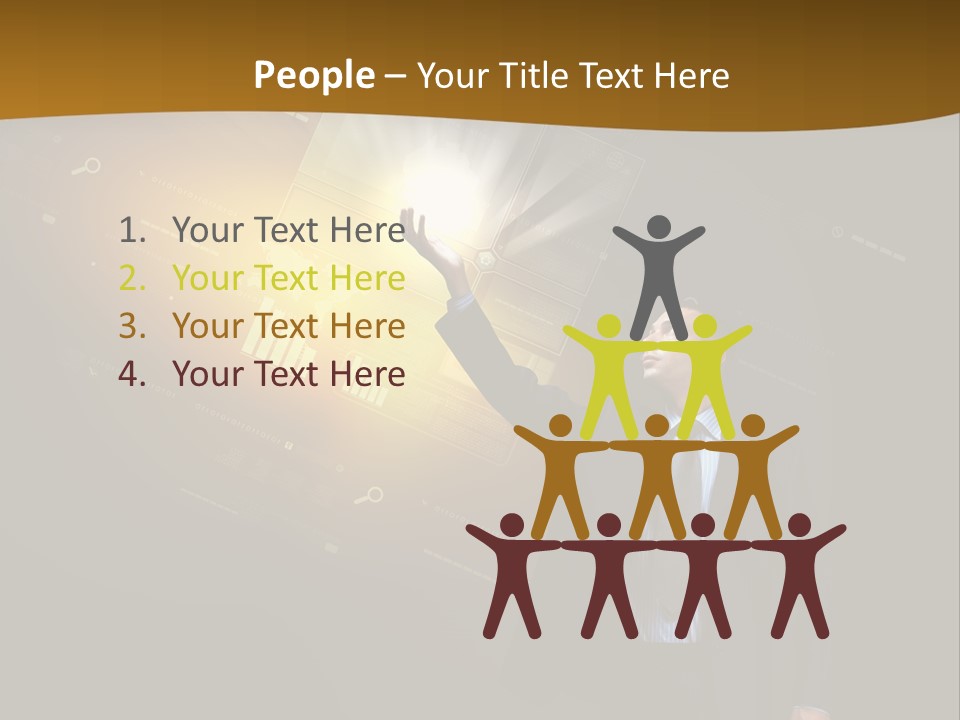 Control Communication Modern PowerPoint Template