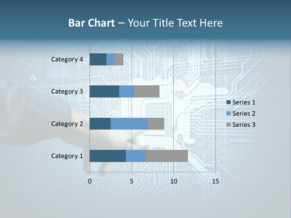 Blue Button Technology PowerPoint Template