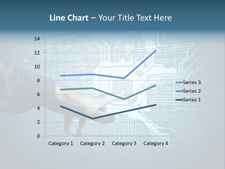 Blue Button Technology PowerPoint Template