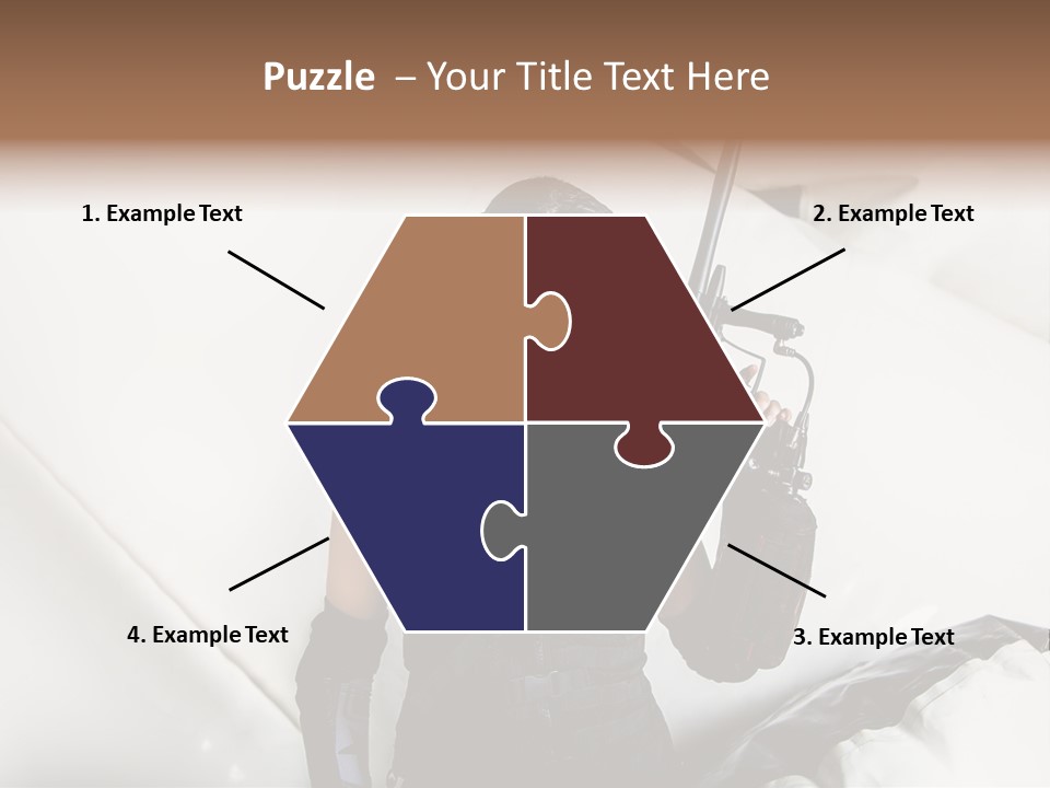 Paintball Fondblanc Masque PowerPoint Template