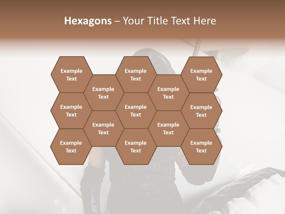 Paintball Fondblanc Masque PowerPoint Template