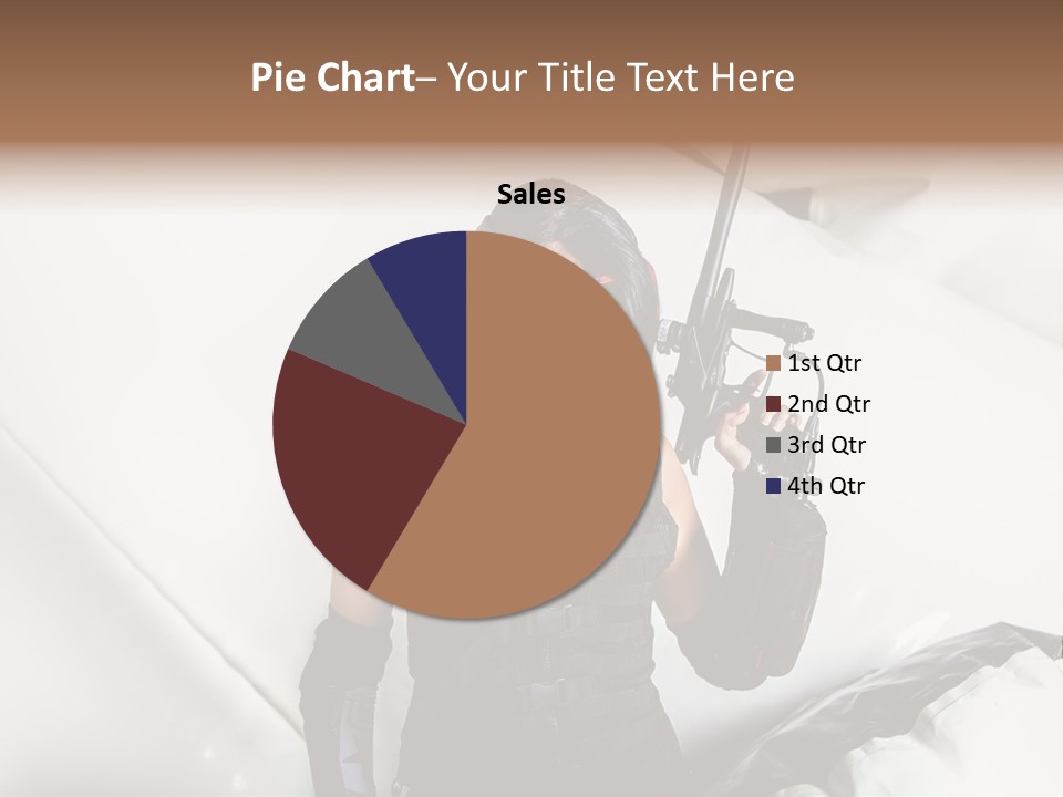 Paintball Fondblanc Masque PowerPoint Template