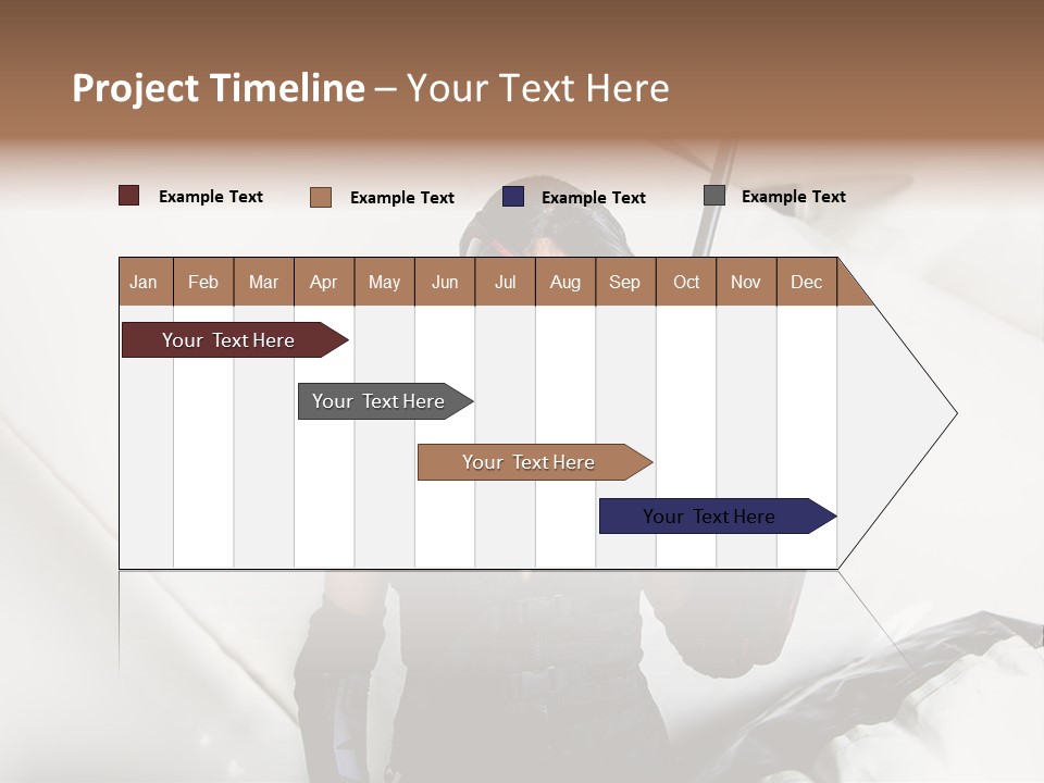 Paintball Fondblanc Masque PowerPoint Template