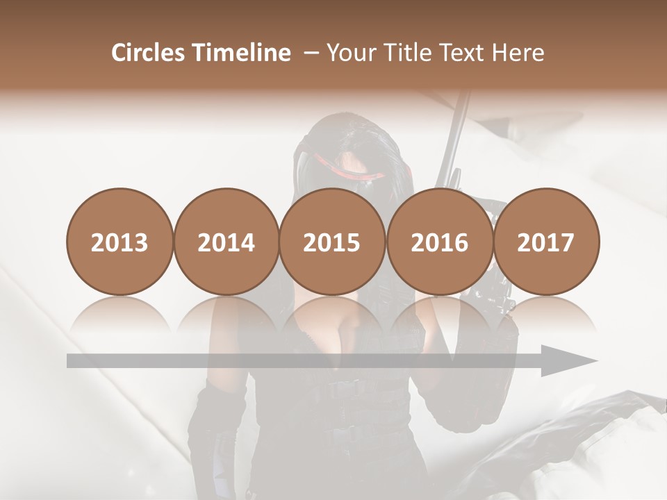 Paintball Fondblanc Masque PowerPoint Template