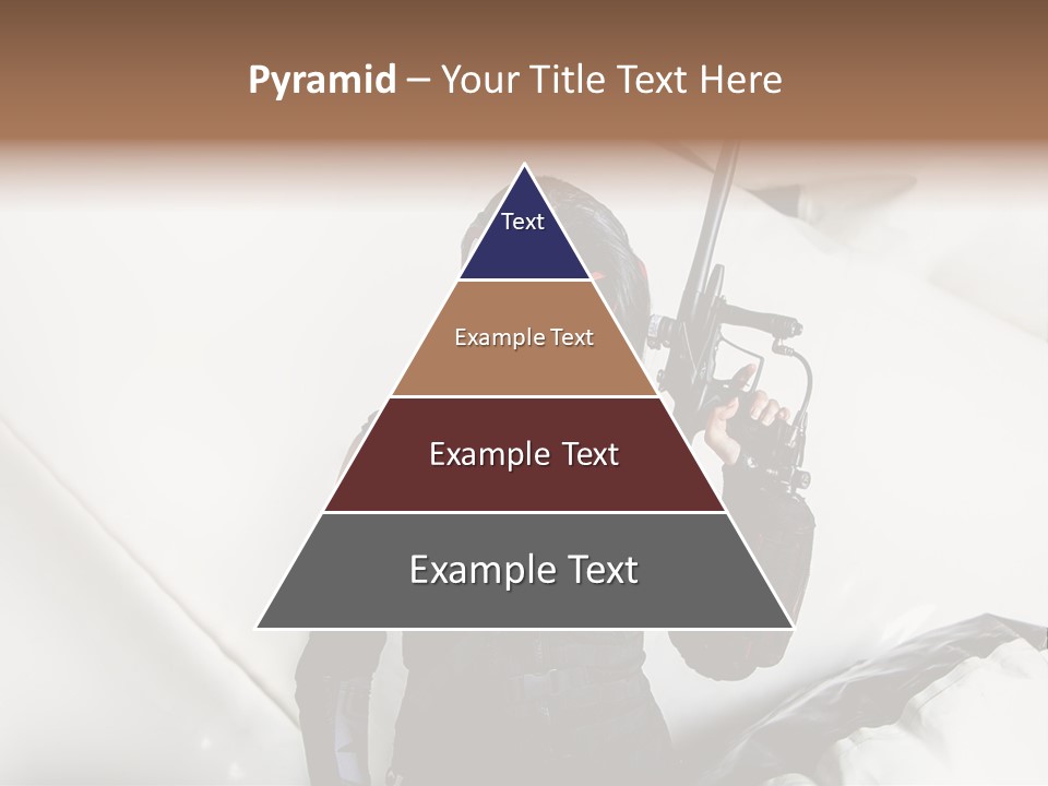 Paintball Fondblanc Masque PowerPoint Template