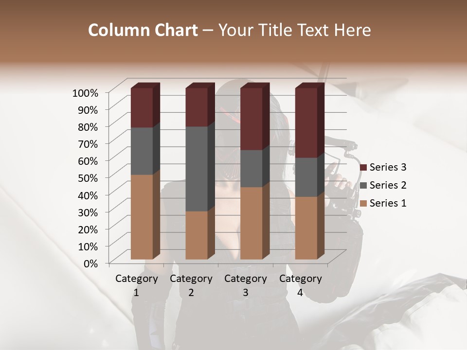 Paintball Fondblanc Masque PowerPoint Template