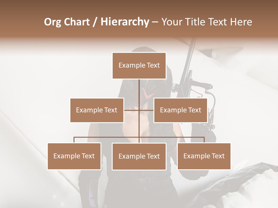 Paintball Fondblanc Masque PowerPoint Template