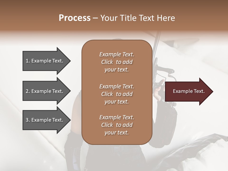 Paintball Fondblanc Masque PowerPoint Template