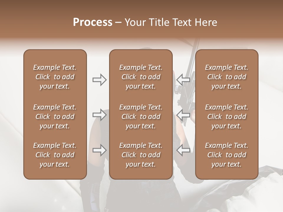 Paintball Fondblanc Masque PowerPoint Template