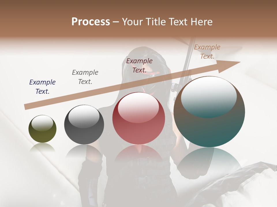 Paintball Fondblanc Masque PowerPoint Template