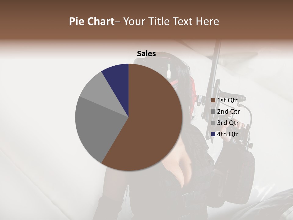 Rouge Joueuse Sexy PowerPoint Template