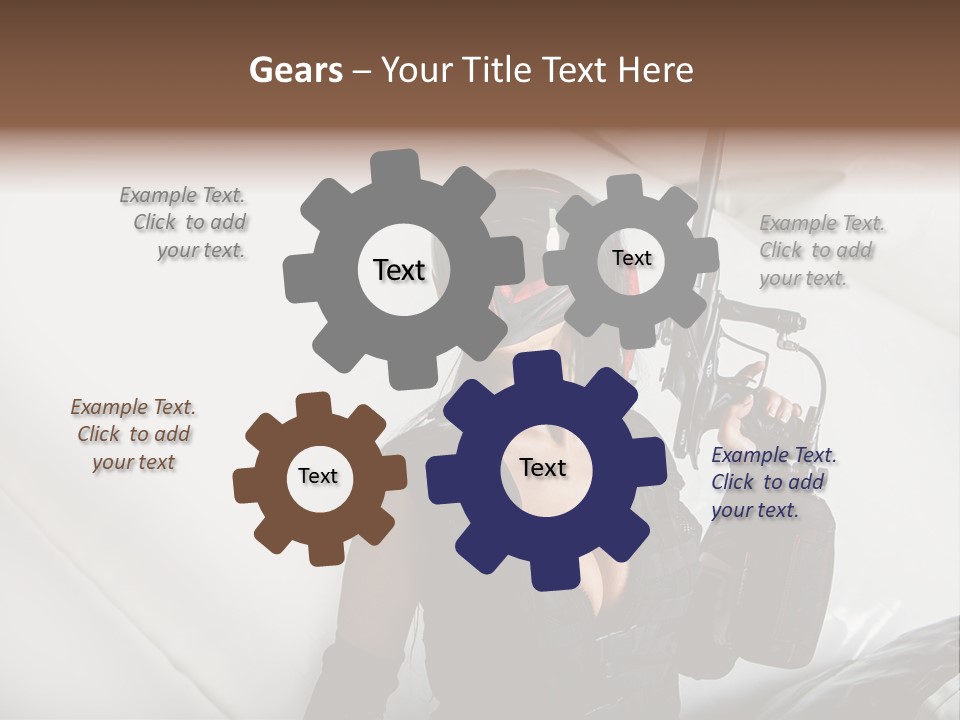 Rouge Joueuse Sexy PowerPoint Template