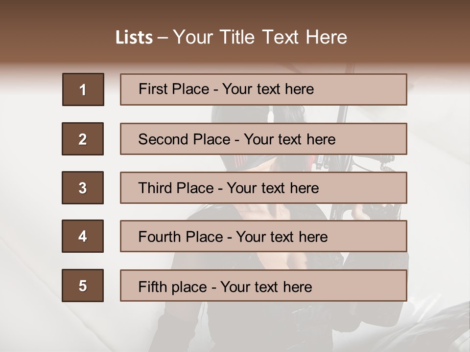 Rouge Joueuse Sexy PowerPoint Template
