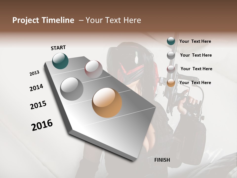 Rouge Joueuse Sexy PowerPoint Template