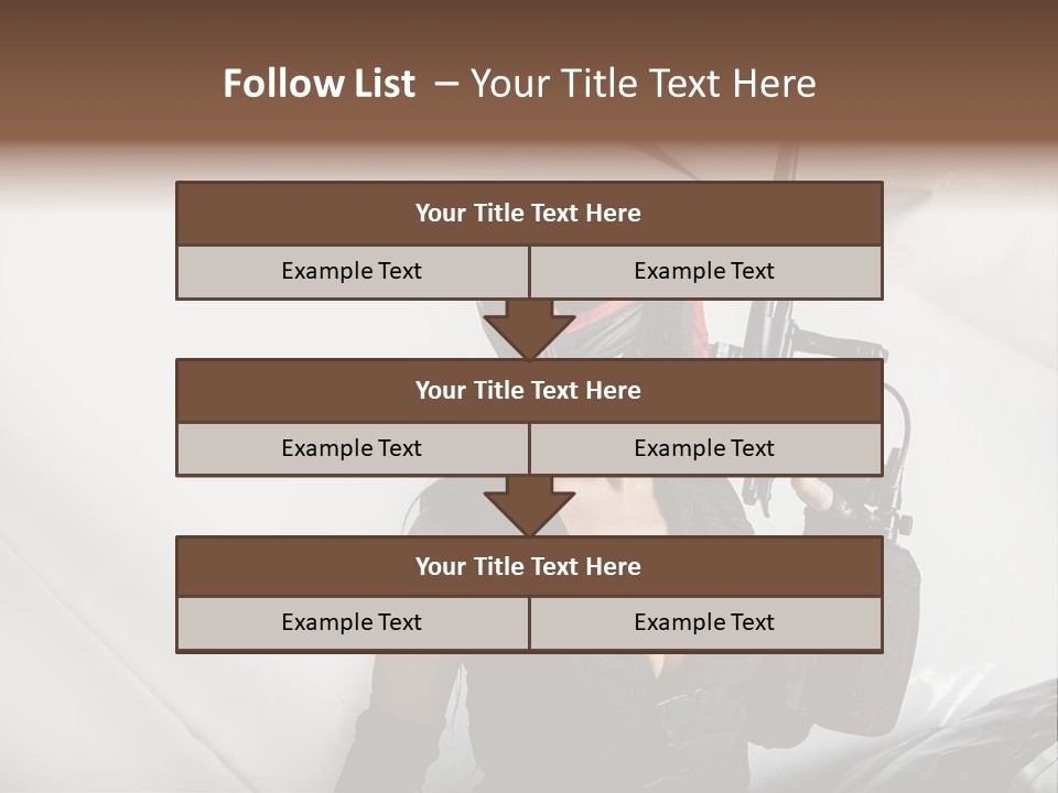 Rouge Joueuse Sexy PowerPoint Template