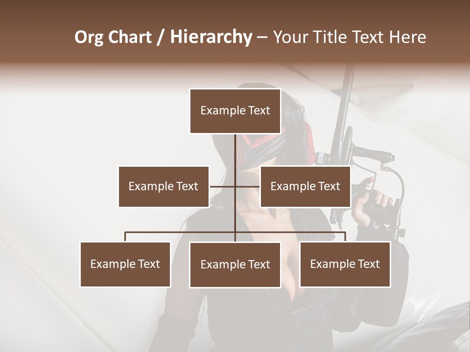 Rouge Joueuse Sexy PowerPoint Template