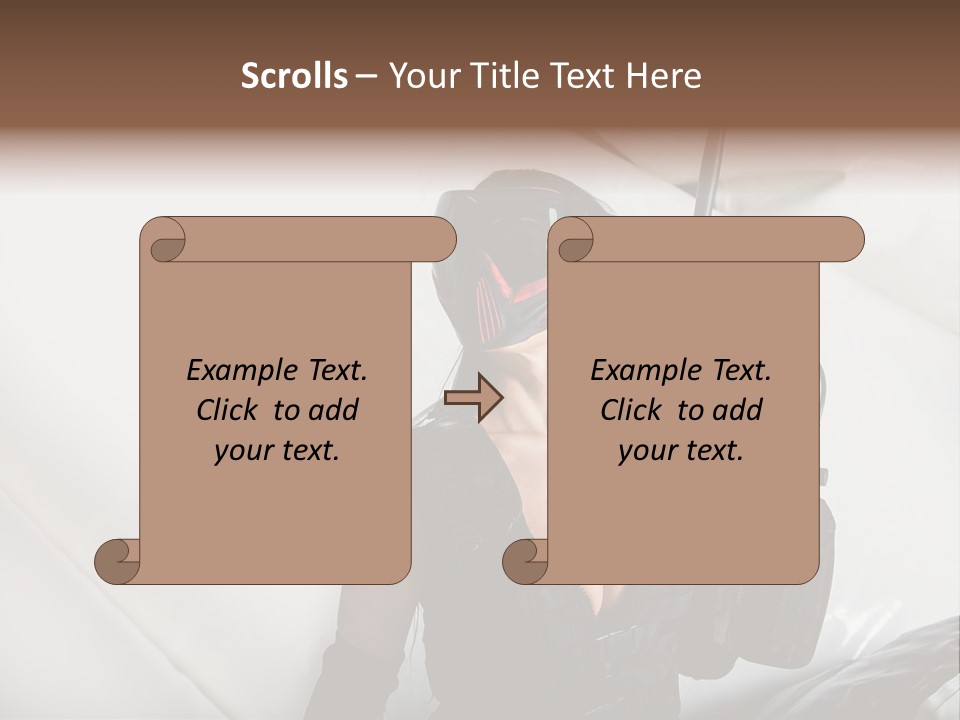 Rouge Joueuse Sexy PowerPoint Template