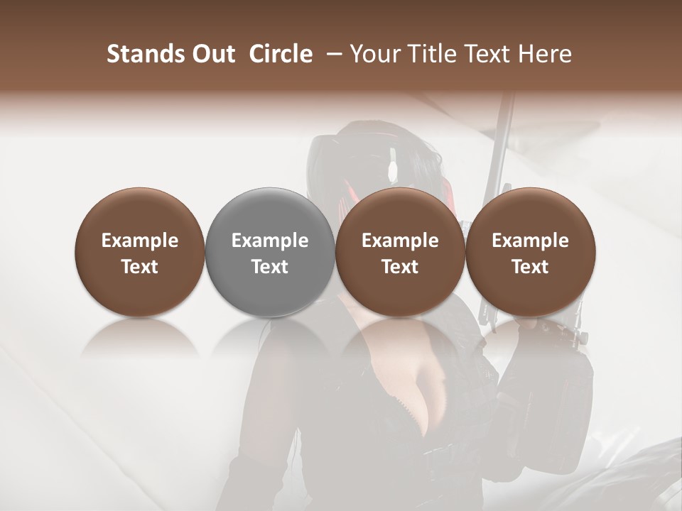 Rouge Joueuse Sexy PowerPoint Template