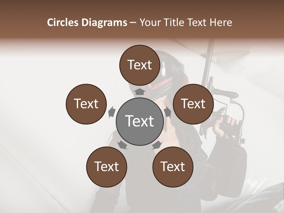 Rouge Joueuse Sexy PowerPoint Template