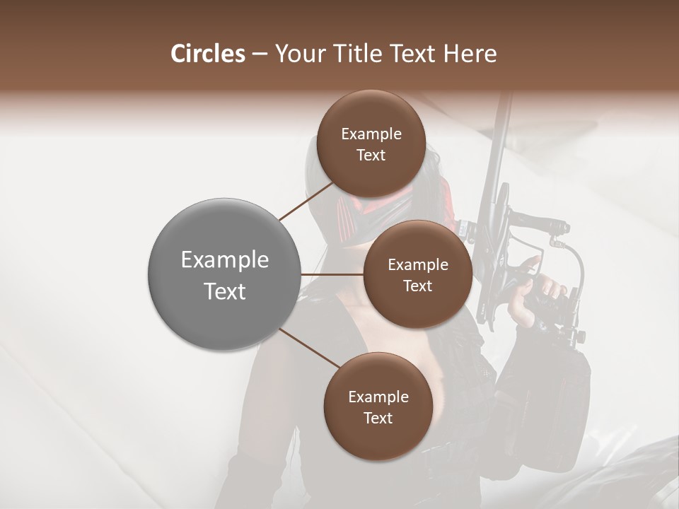 Rouge Joueuse Sexy PowerPoint Template