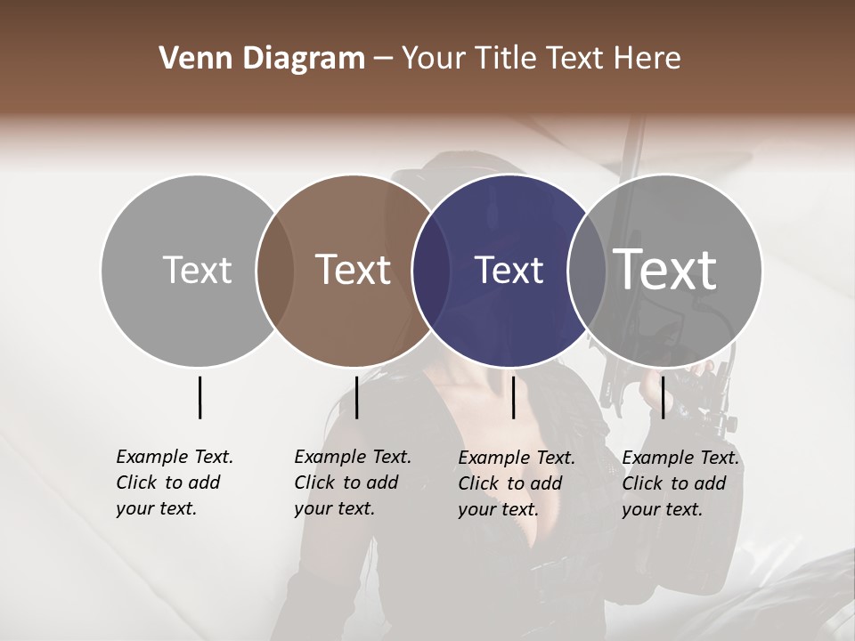 Rouge Joueuse Sexy PowerPoint Template