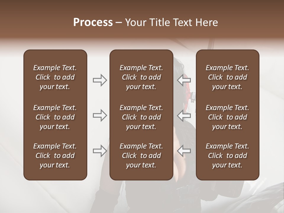 Rouge Joueuse Sexy PowerPoint Template