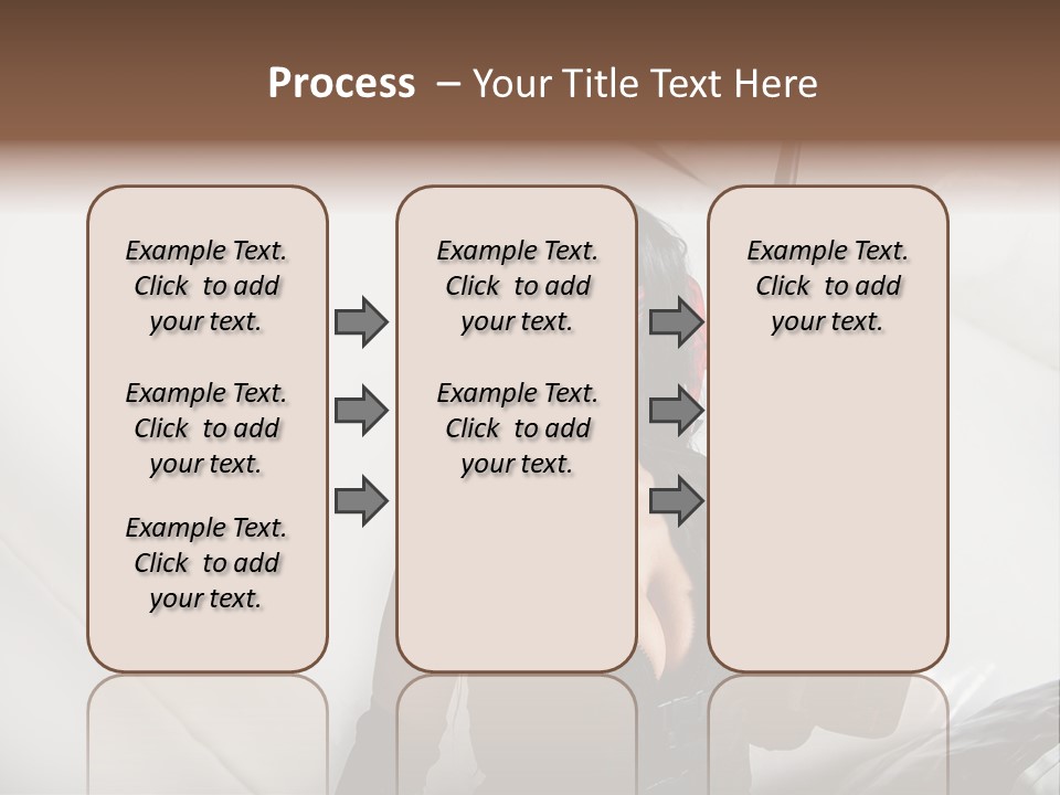 Rouge Joueuse Sexy PowerPoint Template