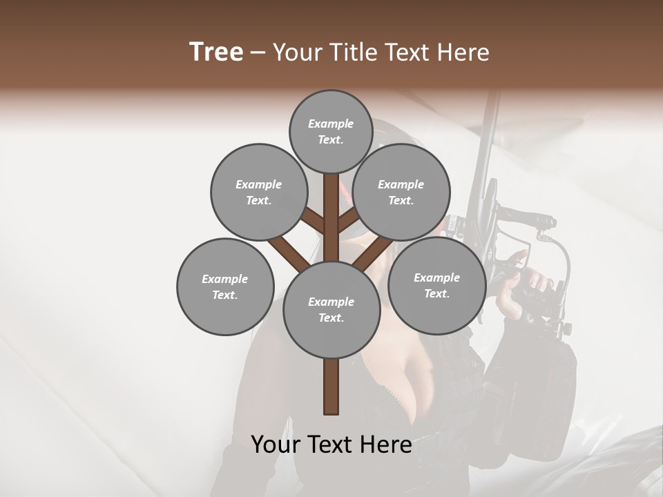 Rouge Joueuse Sexy PowerPoint Template