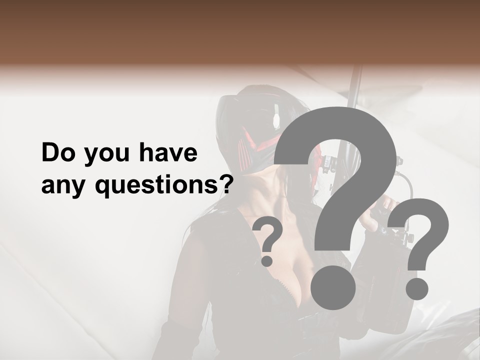 Rouge Joueuse Sexy PowerPoint Template