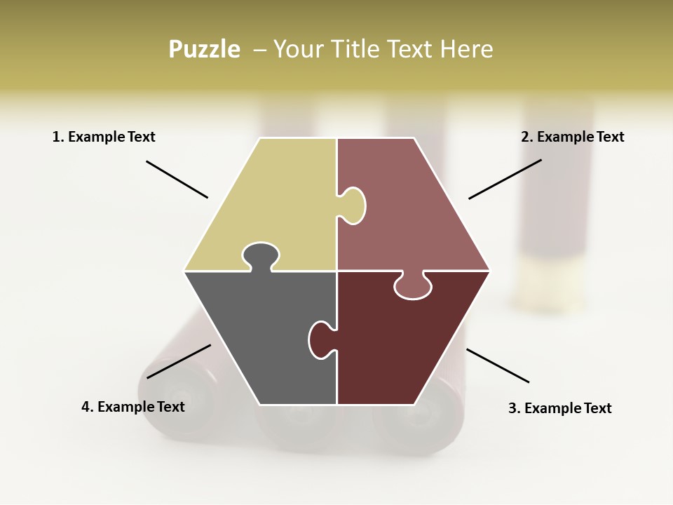 White Plastic Military PowerPoint Template