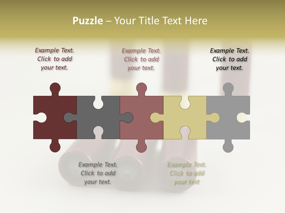 White Plastic Military PowerPoint Template