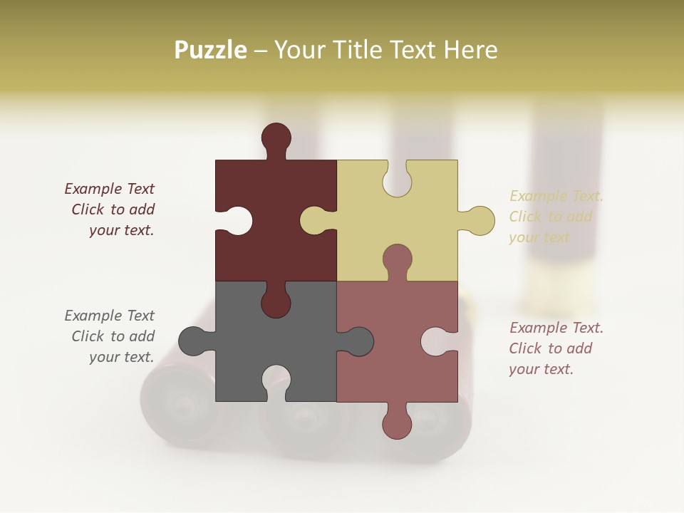 White Plastic Military PowerPoint Template