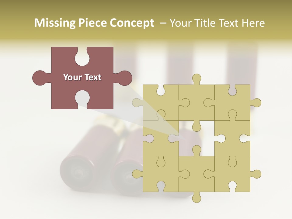 White Plastic Military PowerPoint Template