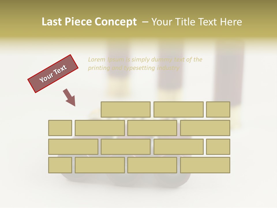 White Plastic Military PowerPoint Template