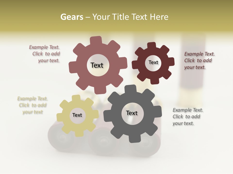 White Plastic Military PowerPoint Template