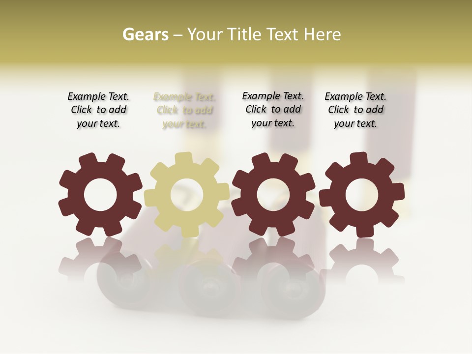 White Plastic Military PowerPoint Template