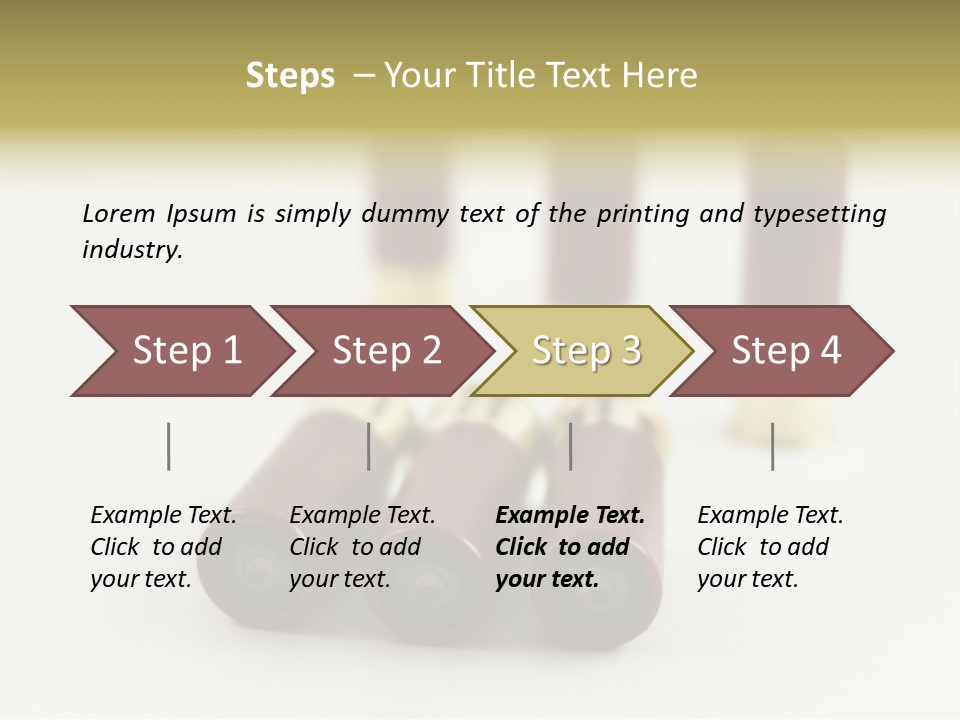 White Plastic Military PowerPoint Template