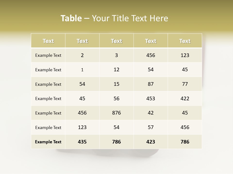 White Plastic Military PowerPoint Template