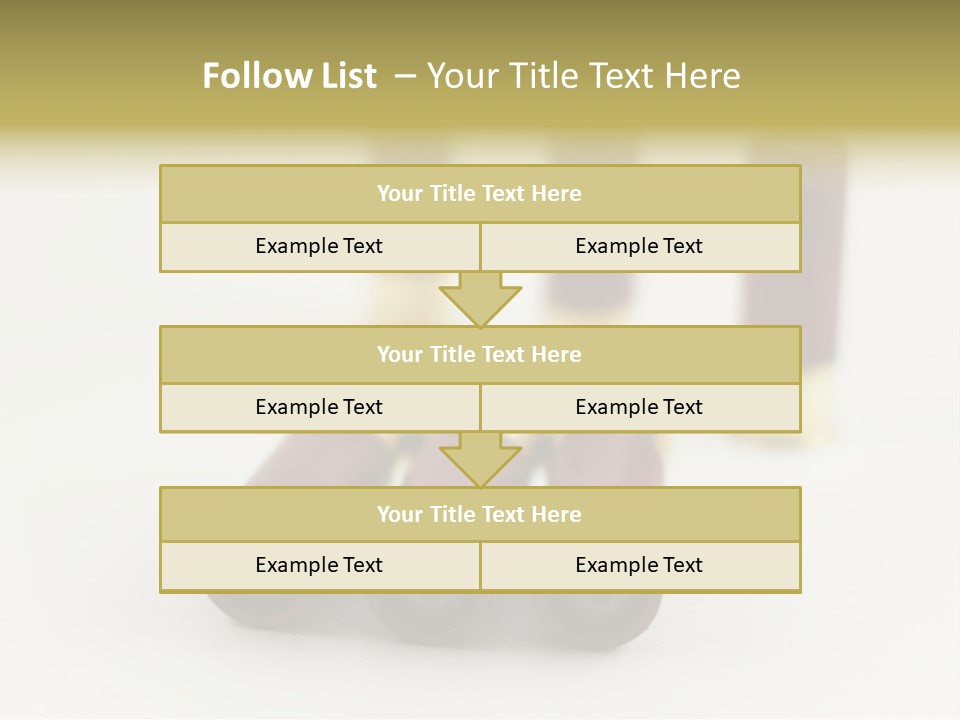 White Plastic Military PowerPoint Template