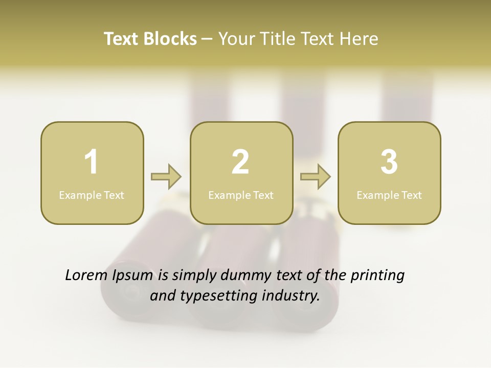White Plastic Military PowerPoint Template