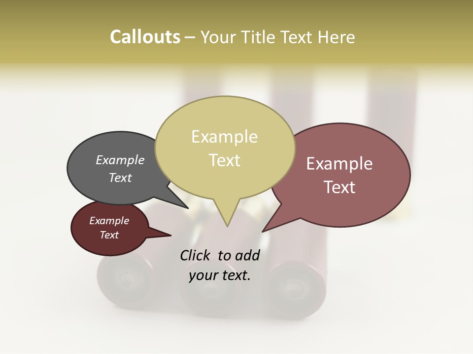 White Plastic Military PowerPoint Template