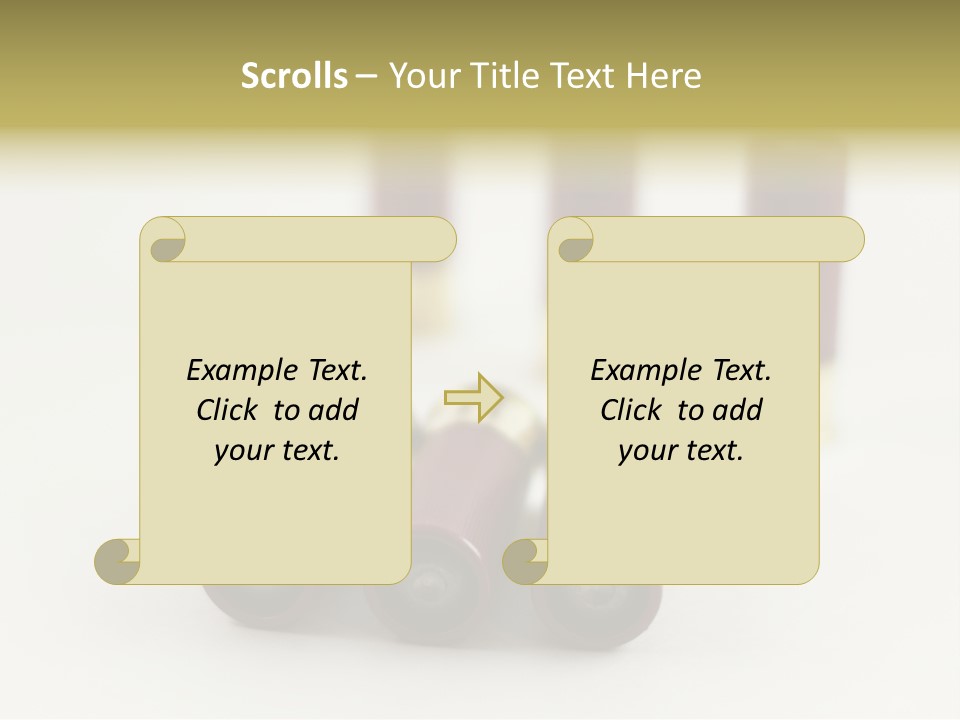 White Plastic Military PowerPoint Template