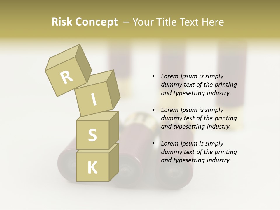 White Plastic Military PowerPoint Template