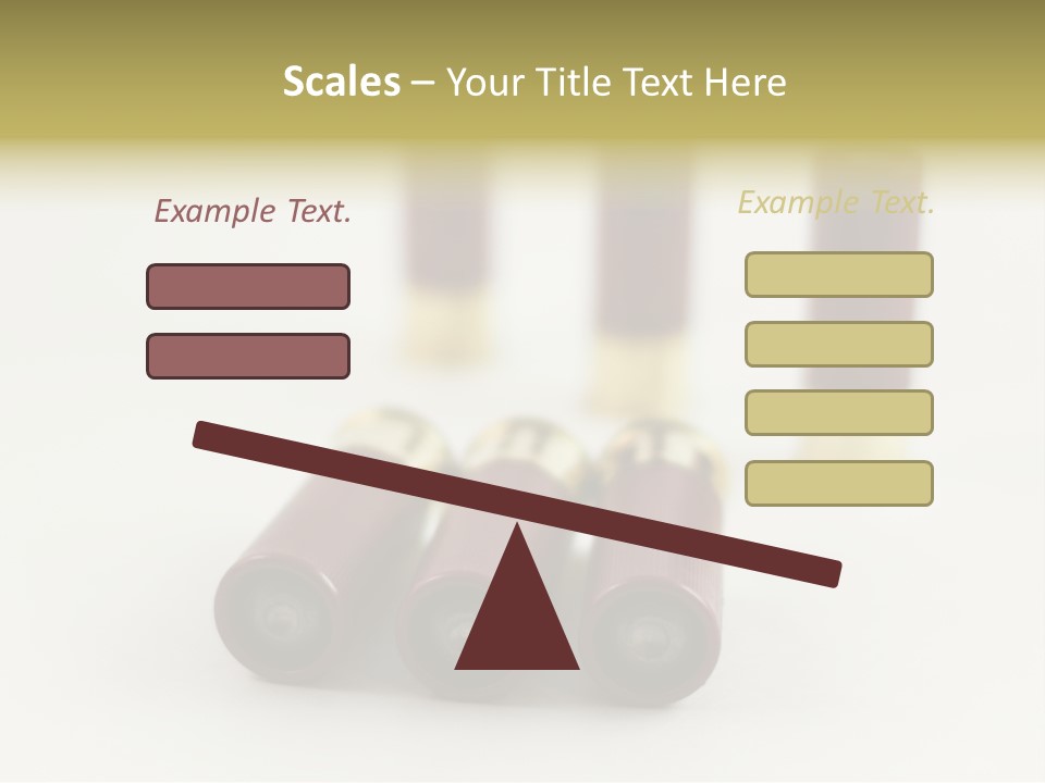 White Plastic Military PowerPoint Template