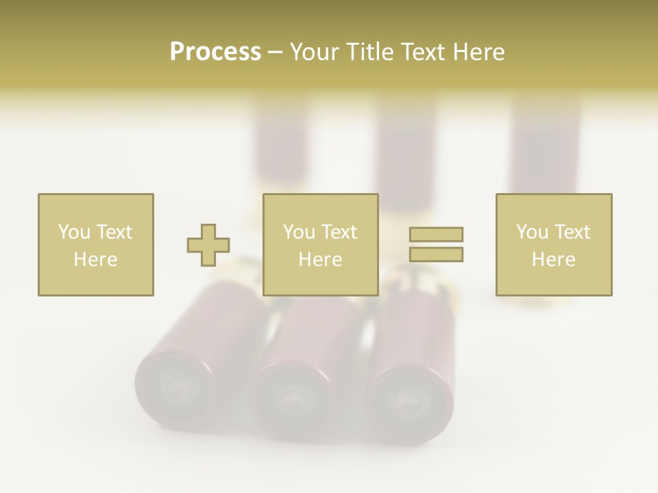 White Plastic Military PowerPoint Template