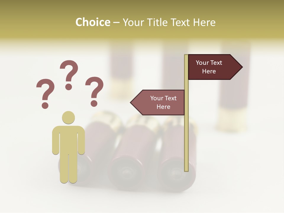 White Plastic Military PowerPoint Template