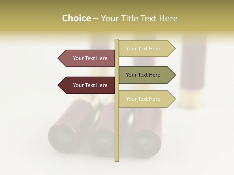 White Plastic Military PowerPoint Template