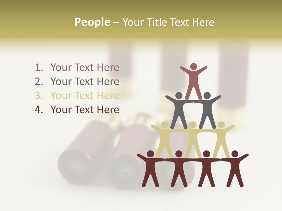 White Plastic Military PowerPoint Template