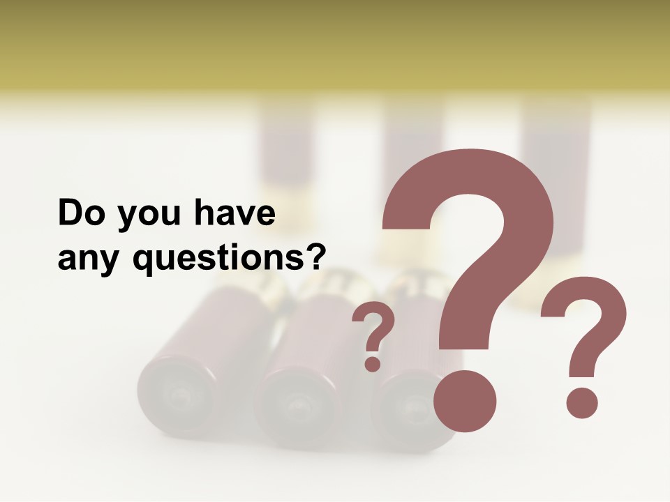 White Plastic Military PowerPoint Template