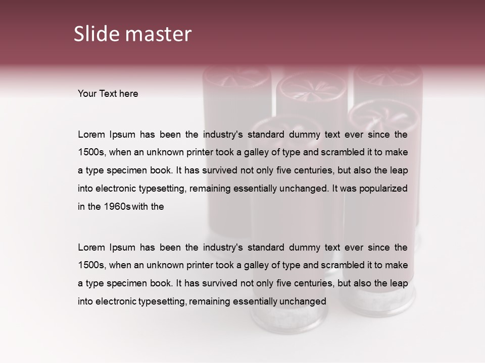 Horizontal Load Danger PowerPoint Template